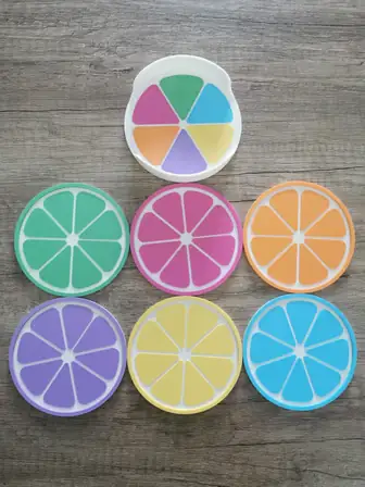 Set sous verre Agrumes – vue 3