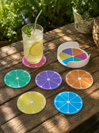 Set sous verre Agrumes