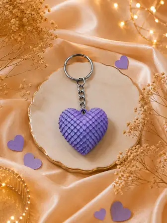 cœur galaxie violet