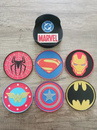 Set sous verre MARVEL / DC – vue 3